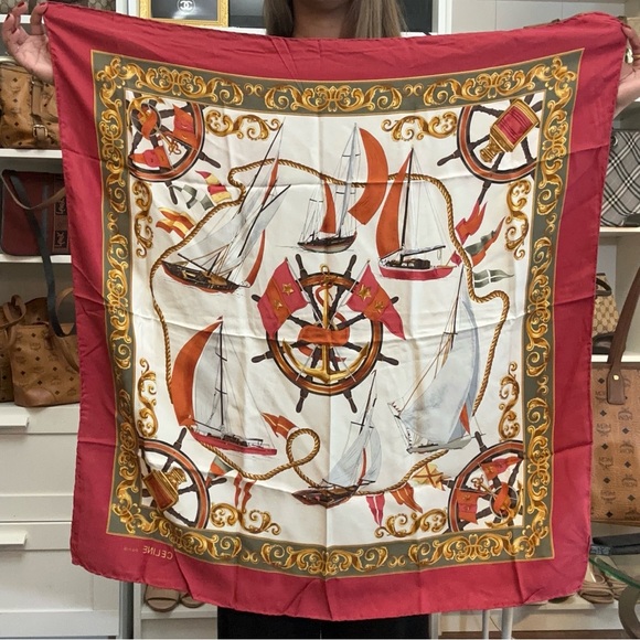 Authentic Celine Scarf - Picture 1 of 4